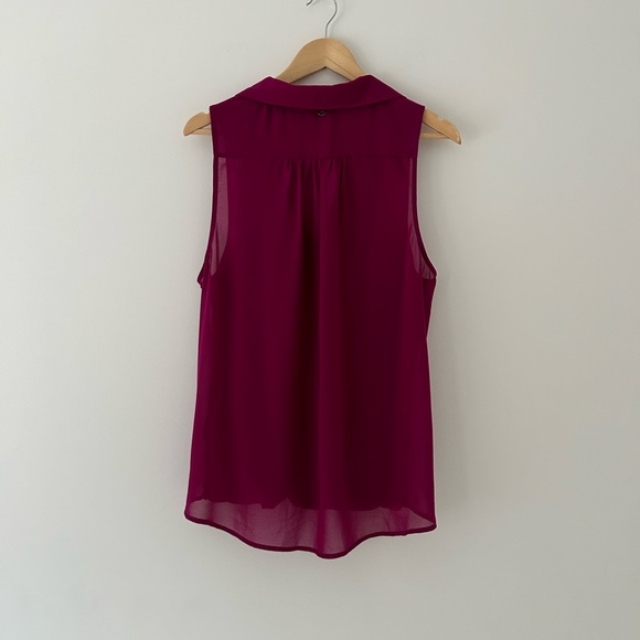 Guess Fuchsia Pink Blouse Size M (Estimated) - Picture 3 of 3